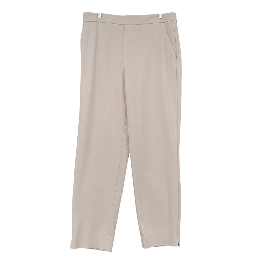 Banana Republic Hayden Pant Women 8 Polyester Rayon Beige Pull On